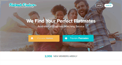 Desktop Screenshot of flatmatefinders.com.au